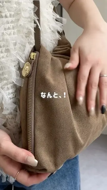 LE'MAGE×gemeilコラボ】スエードワンハンドルバッグ | gemeil