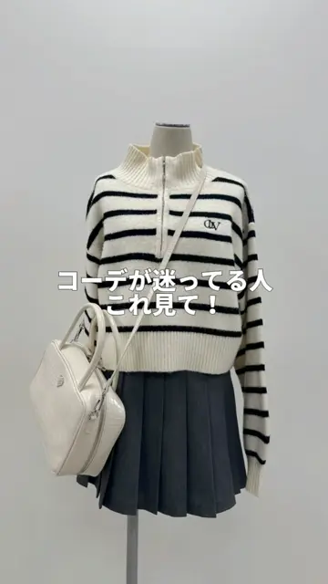 Olive☆ページ★ ハーフZIPハイネックニット | OLIVE des OLIVE(オリーブ デ