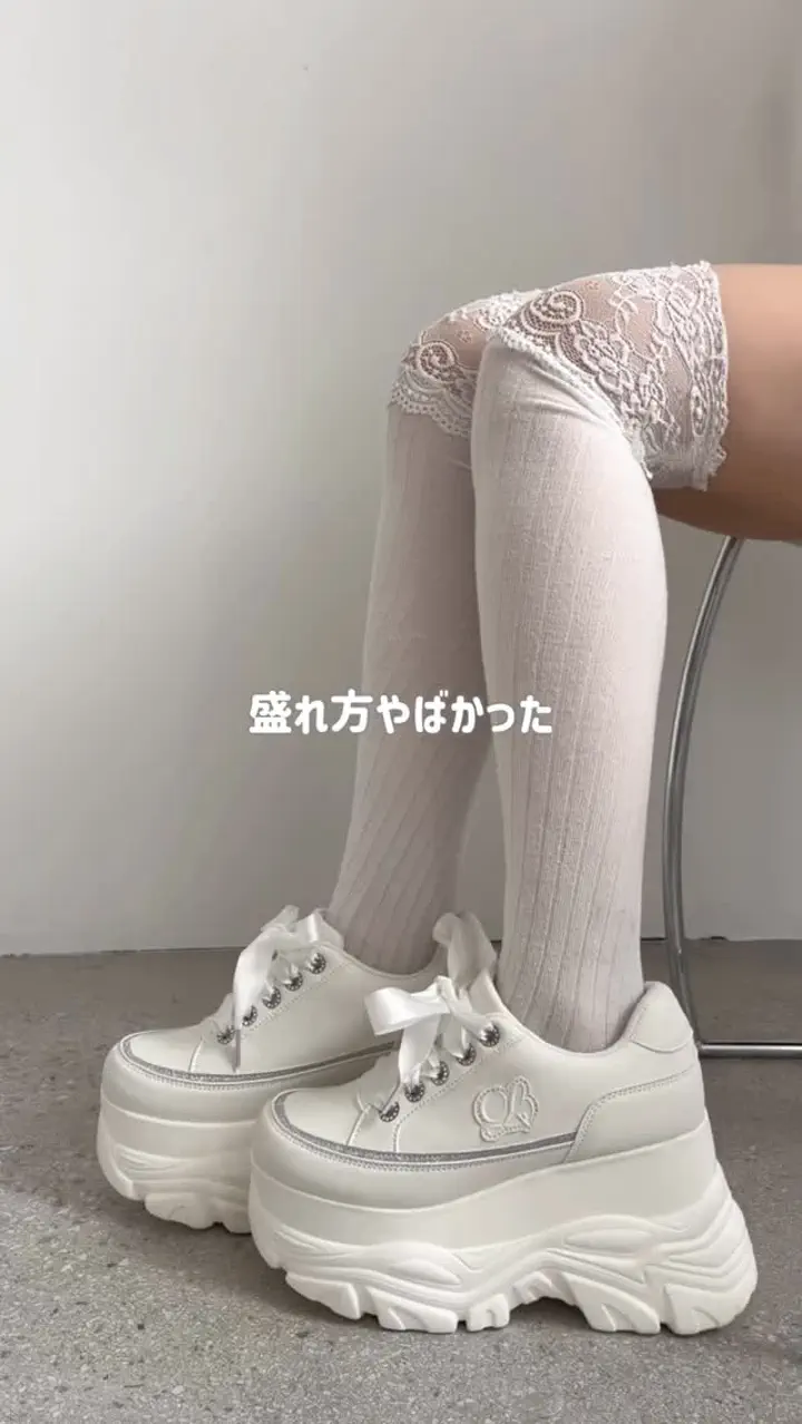 10cm厚底/爆盛れ】ロゴ厚底スニーカー | OLIVE des OLIVE(オリーブ デ