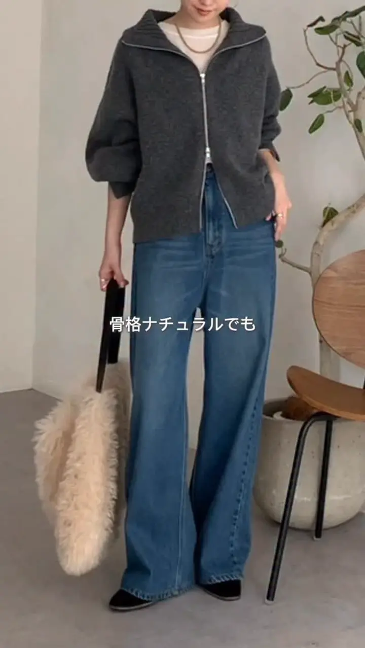 完売カラー再追加！/WEB限定】ダブルジップニットブルゾン | DOUDOU