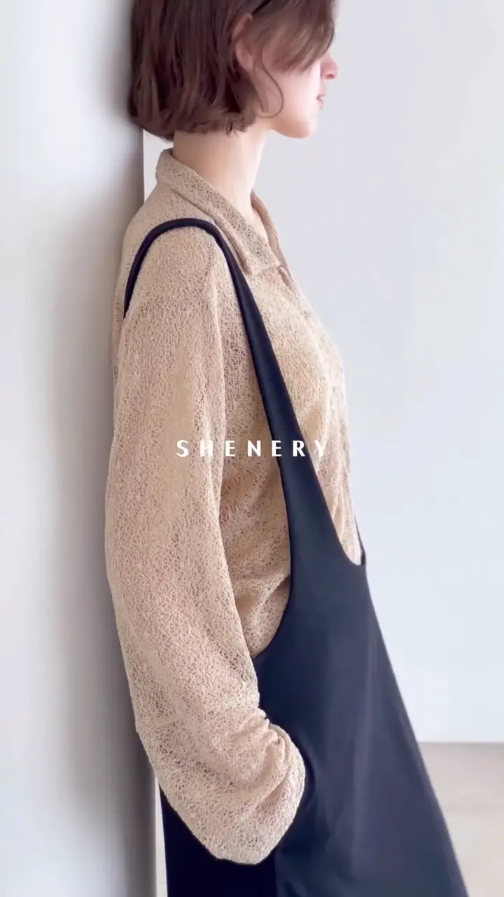 再入荷】絡みレースシャツ×ビスチェSET | SHENERY(シーナリー
