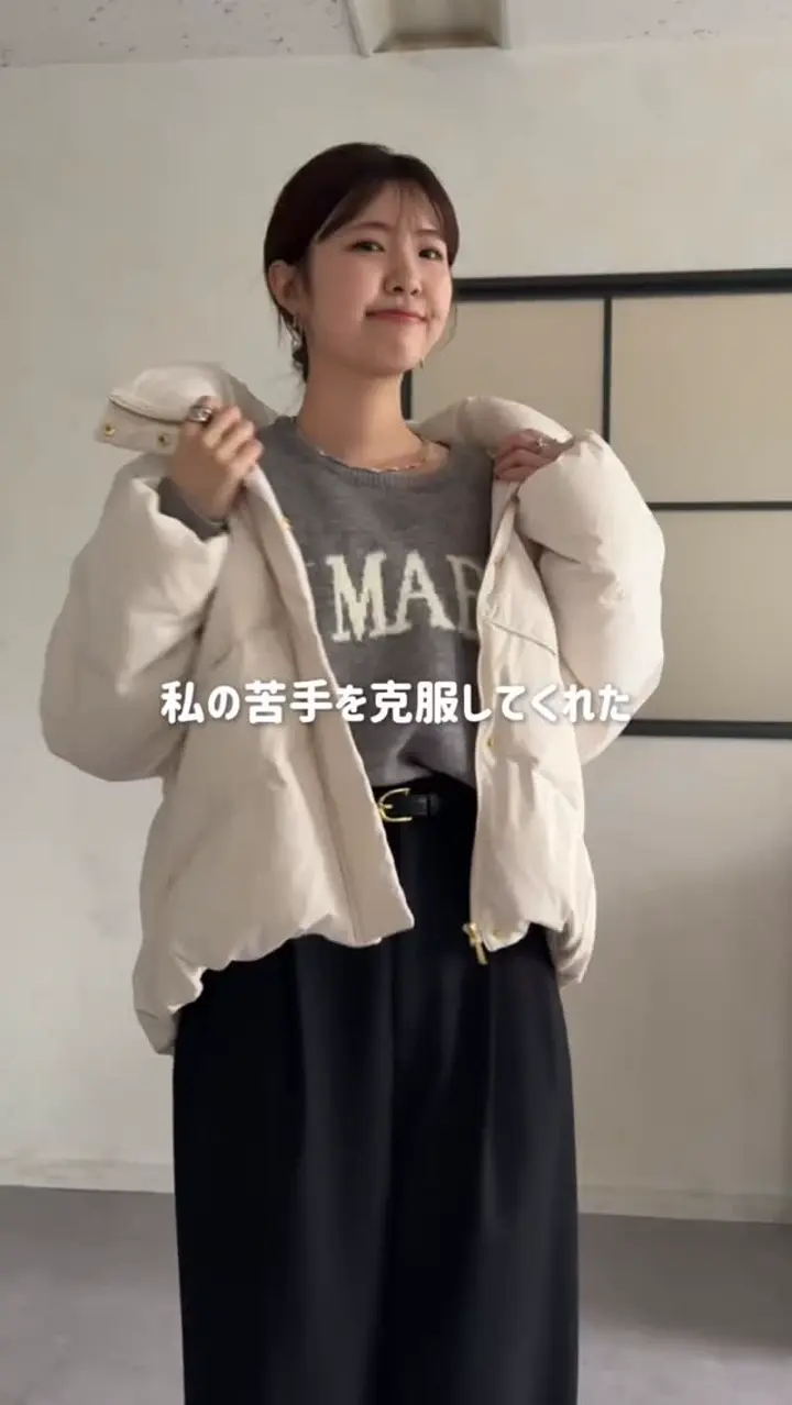 ボリュームネックストレッチダウン | Chez toi(シェトワ)レディース