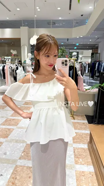 新品未使用⭐︎ラブティックボンボン　ダブルクロスマリンパンツ　ホワイト　36 miki監修】ダブルクロスマリンパンツ | La boutique BonBon(ラブ