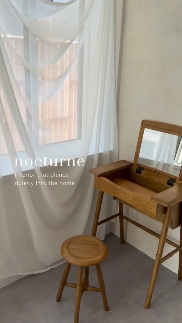 WEB限定商品》nocturneドレッサー&スツール | salut!(サリュ)ライフ