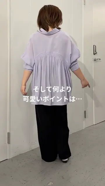 今週のおすすめ製品 新色登場】【ドライタッチシャツ】バックカーブシャーリング トップス
