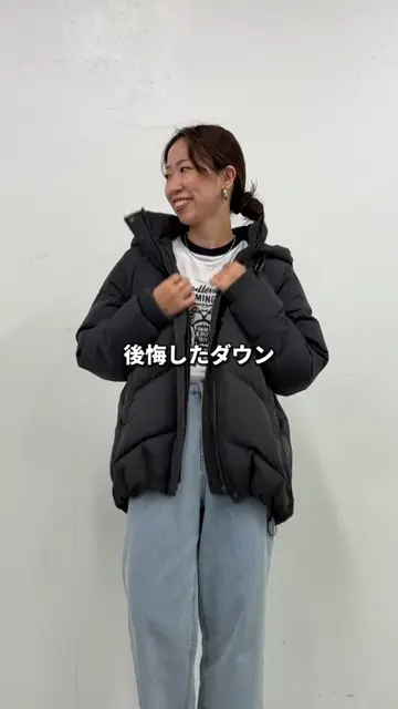 腰まですっぽり/あたたかい】ハトメフードダウン | Jena espace