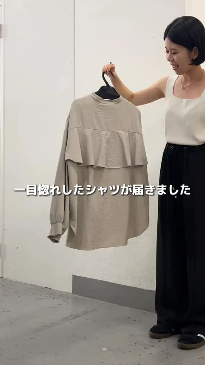 ピーチスキンラッフルシャツ | Jena espace merveilleux(ジェナ