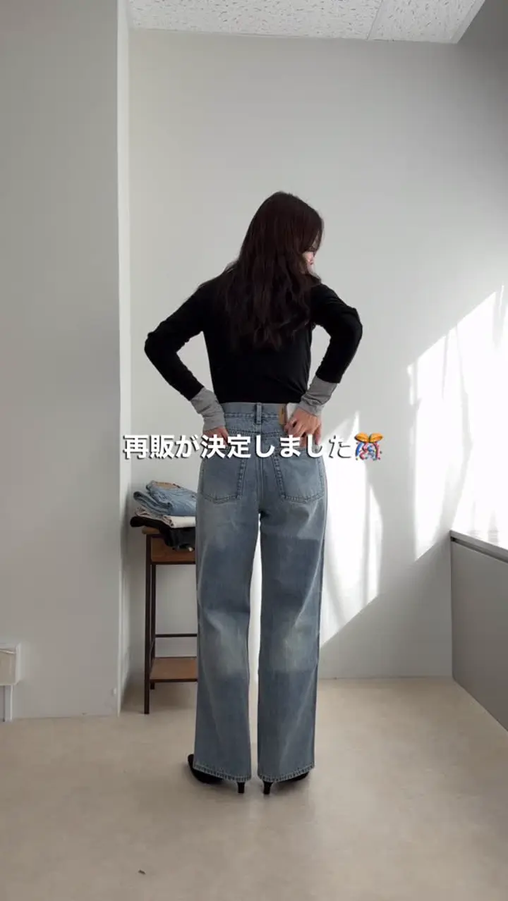 sora_522m企画】BASIC STRAIGHT DENIM | FREDY & GLOSTER(フレディ