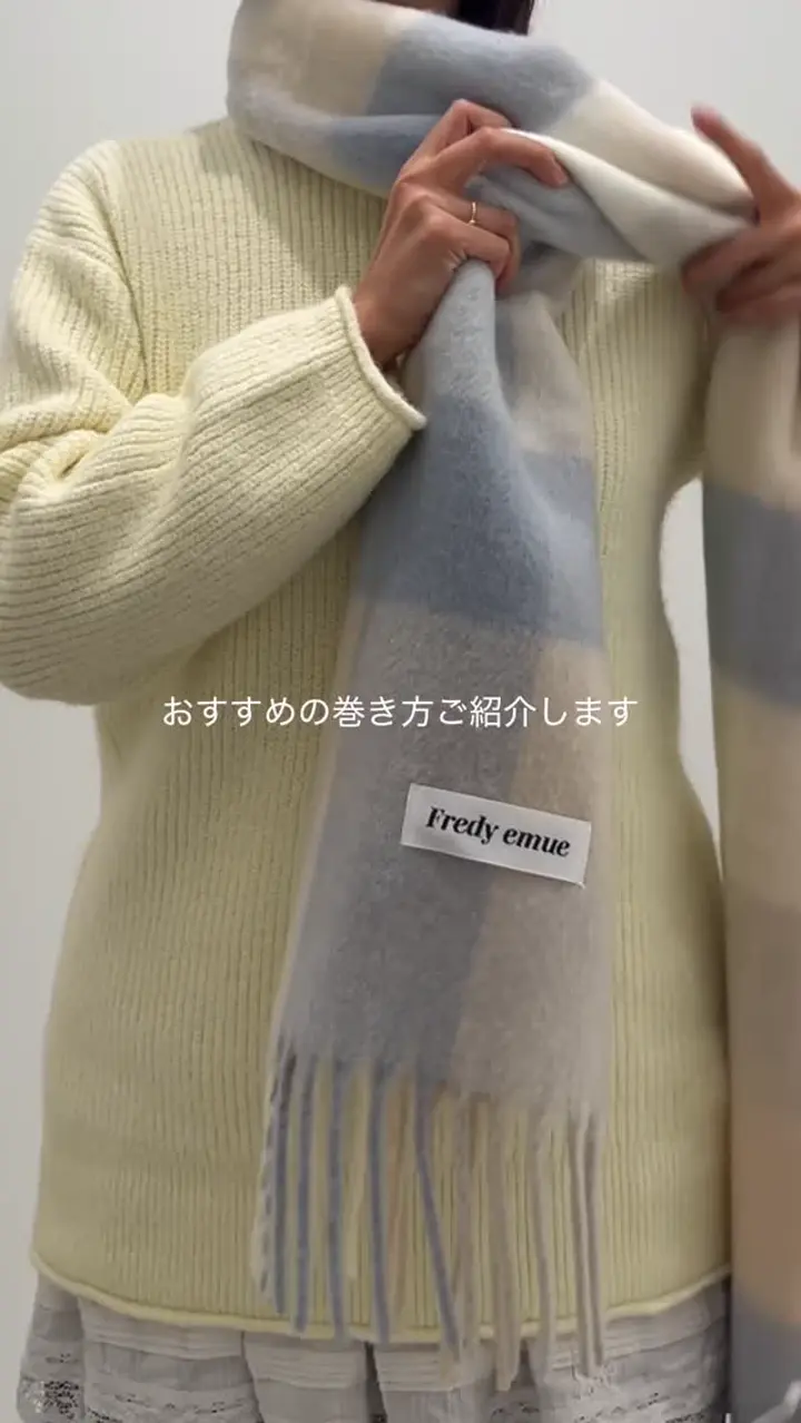 秋冬の差し色に】ソフトタッチチェックマフラー 40 | FREDY & GLOSTER