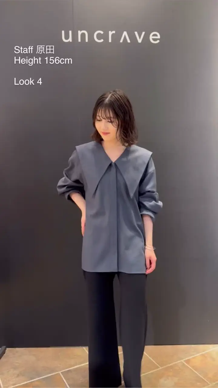 uncrave フランネル BIGカラーシャツ 