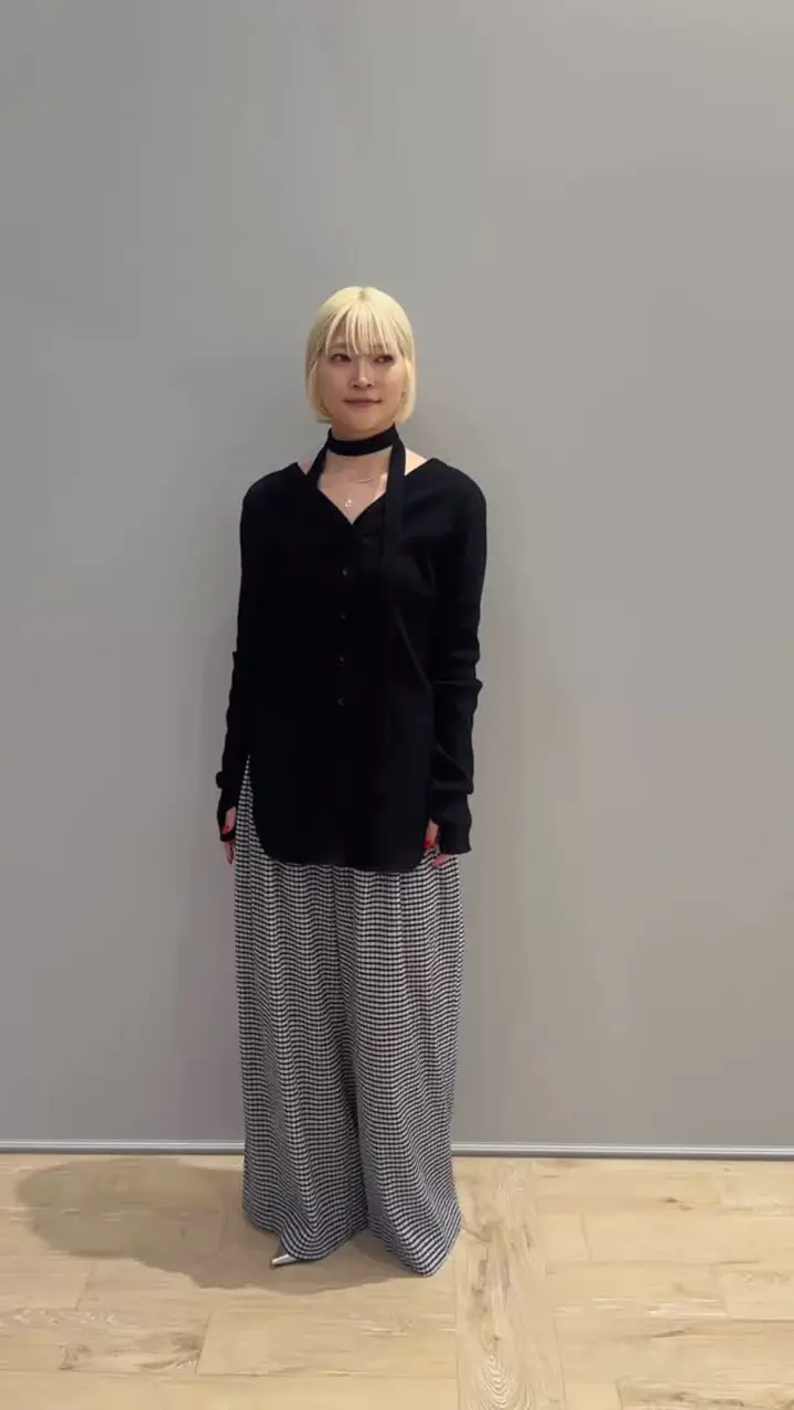 ご好評につき追加生産】ギンガムチェック ワイドパンツ / uncrave