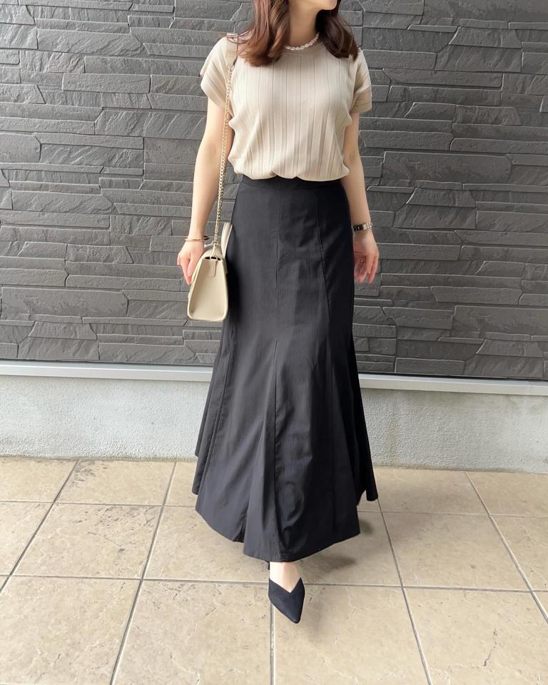 プランシー　レーヨン　スキューバ　フレア　スカート　ブラック　大きいサイズ　44 楽天市場】大きいサイズ レディース ボトムス スカート フレア