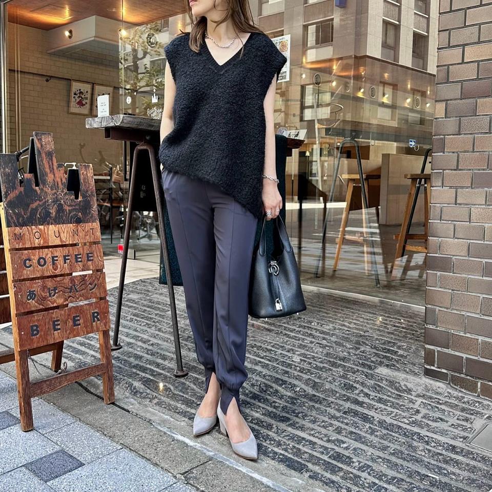 美脚パンツ　細見え【新品・未使用】Loungedress ジョガーパンツ　黒 楽天市場】ジョガーパンツ レディース スポーツ 美脚 サイド