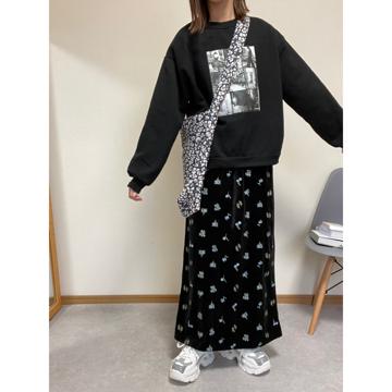2025年S/S新作】花柄刺繍ベロアスカート | CIAOPANIC TYPY(チャオ