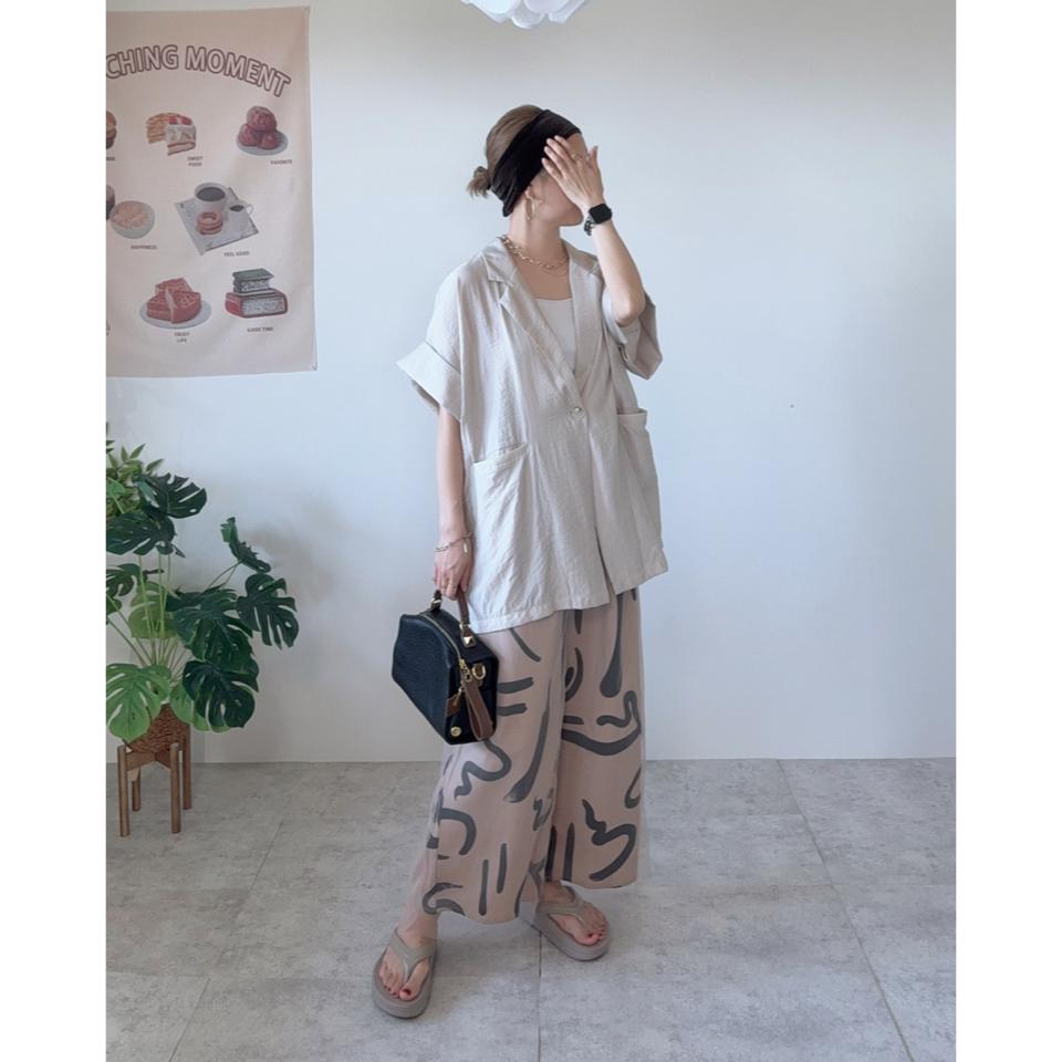 y*n様 クラネ シアーテーラードジャケットシャツ ミント シルク混 セール】シアージャガードスリットスリーブテーラードジャケット