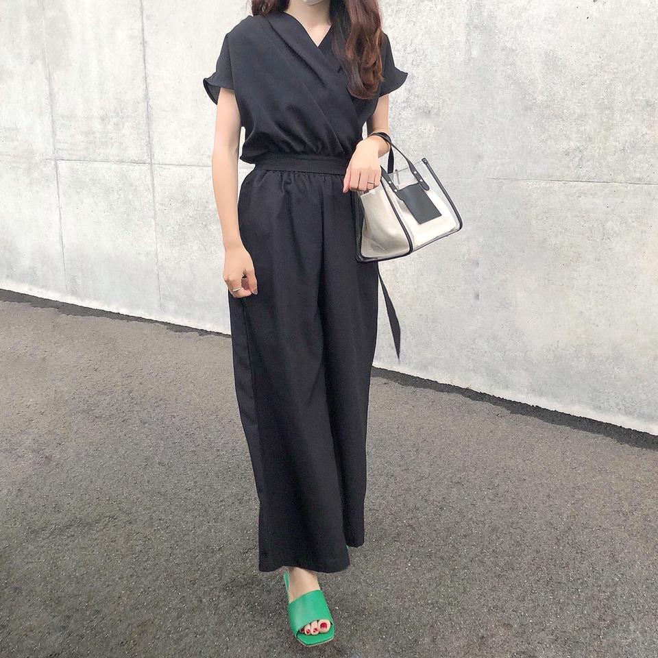 最終値下げ価格】カシュクールオールインワン レディース 春 夏