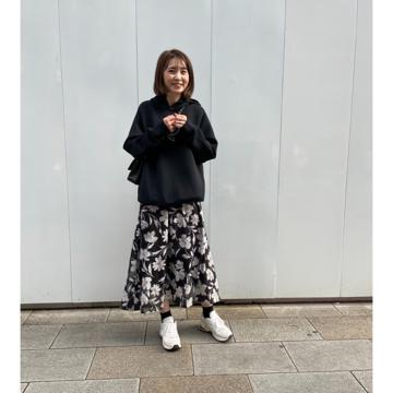 オリエンタル花柄ジャガードワンピース | natural couture(ナチュラル