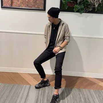 美品　TETE HOME (テットオム)N-3b風ジャケット TETE HOMME｜テットオム｜ニットデニムストレッチジャケット