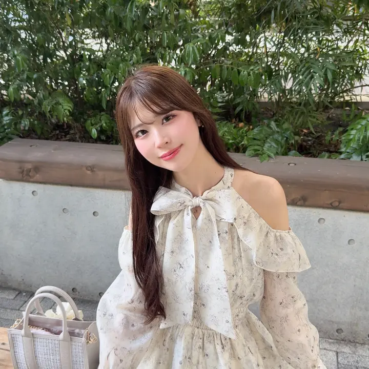 アンミール FlowerシャーリングOP ピンク アンミール FlowerシャーリングOP ピンク An MILLEアンミール