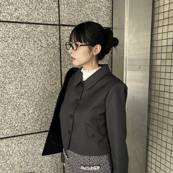 ★【新品タグ付き】Narcissus ナルシス ファー ポンチョ★ Narcissus（ナルシス）の「【Narcissus】ペプラムファーベスト