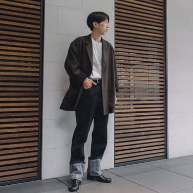RAINMAKER(レインメーカー)】 MELANGE TWILL WIDE TROUSERS｜PARIGOT