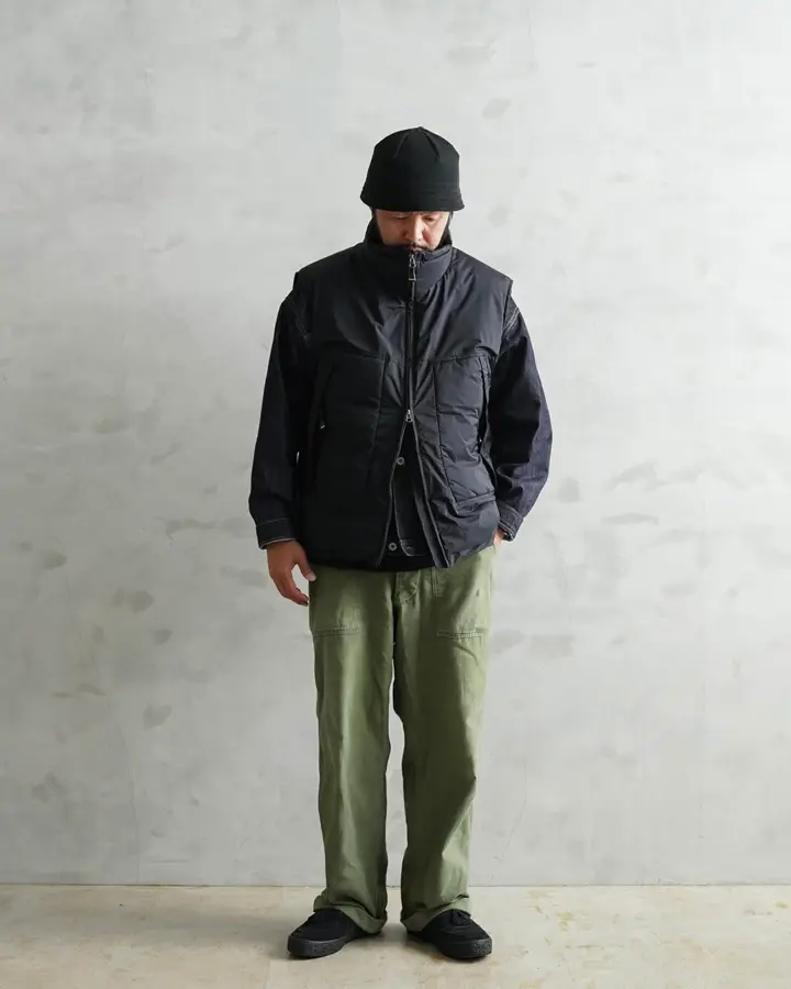 NANGA ナンガ WAIPER別注 AURORA-TEX ダウンベスト TYPE U.S.ARMY PCU
