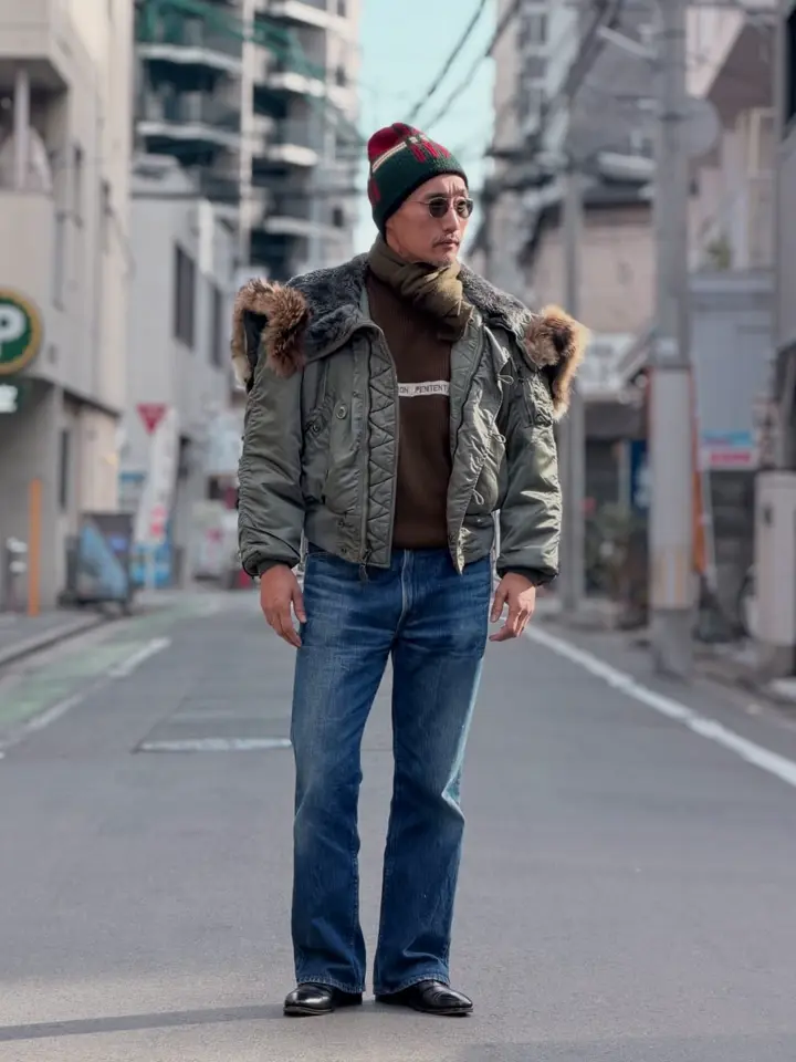 WAIPER.inc 米軍 初期型 N-2B VINTAGE フライトジャケット【WP28