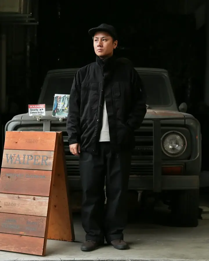 実物 USED オーストリア軍 パラトルーパージャケット DEEP BLACK染め