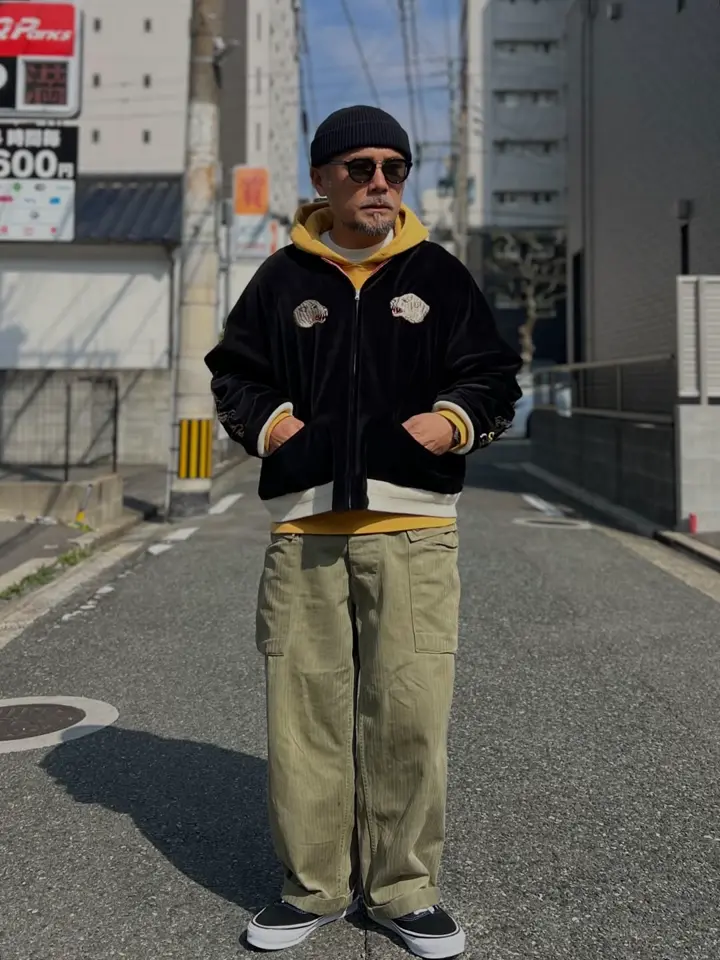 WAIPER×TOWN CRAFT TL25F002WP 50's SOUVENIR GREENLAND JACKET VELOUR