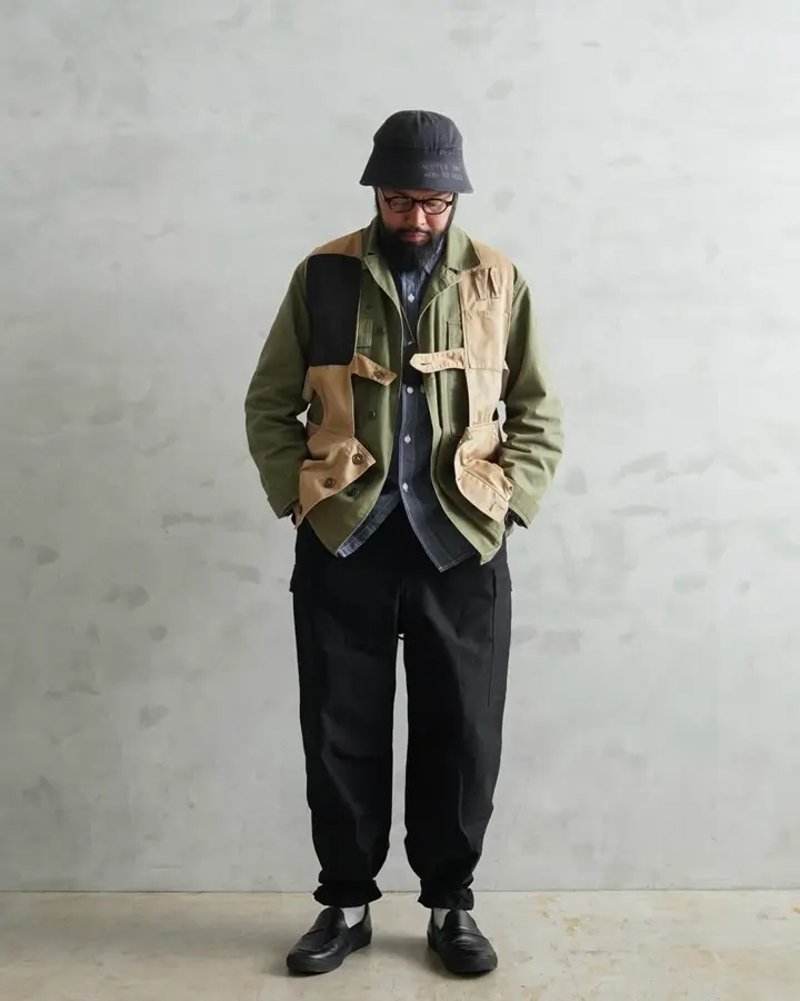 USED スウェーデン軍 M-59 ウールジャケット ミリタリーファッション 軍服