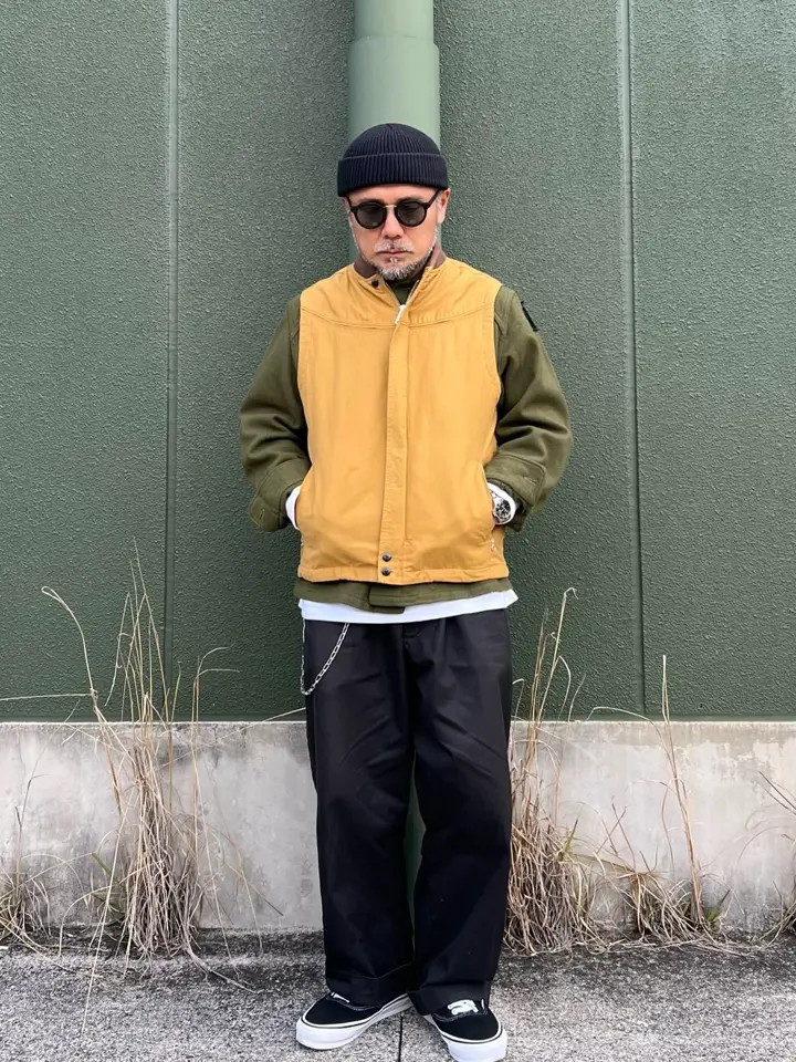 WAIPER×TOWN CRAFT TC25F003WP 60's ダービースタイル ベスト ミリタリー