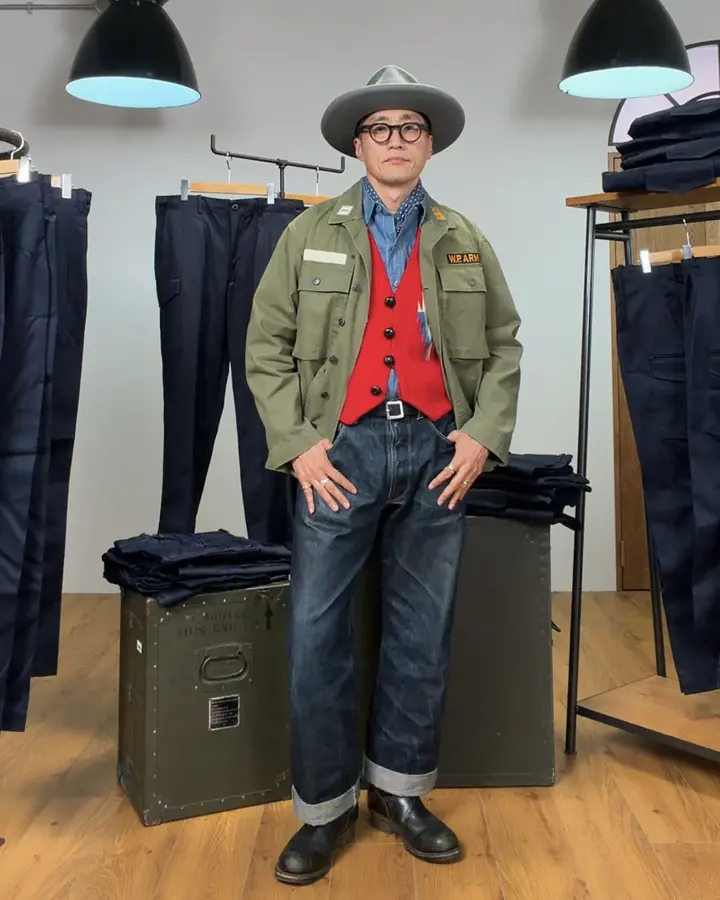 WAIPER.inc 米軍 1940's U.S.ARMY M-43 HBT コンバットジャケット