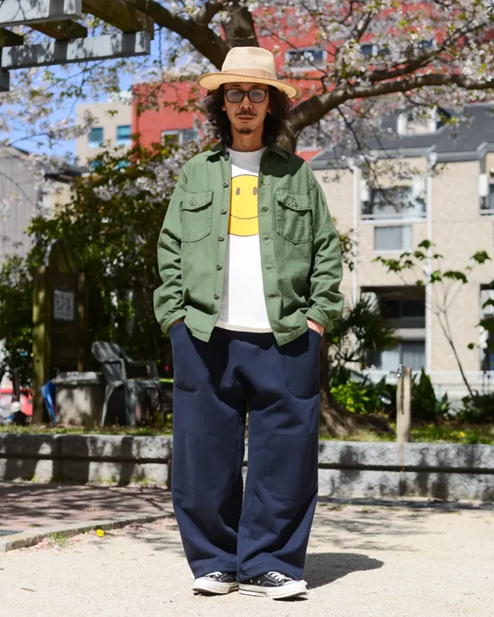 WAIPER.inc 米軍 U.S. NAVY ダブルニー スウェットパンツ【WP1032】