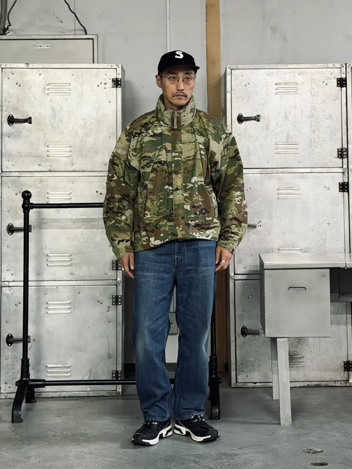 実物 新品 デッドストック 米軍 スノーカモ オーバーパンツ カーゴ