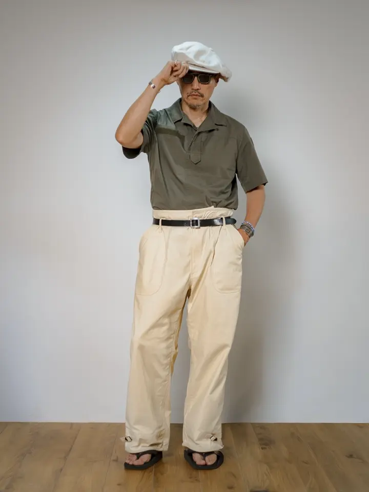 実物 USED オーストリア軍 プルオーバー ショートスリーブ フィールド