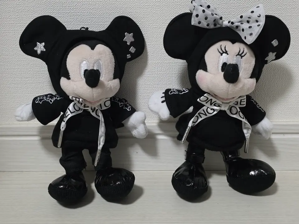 公式】ディズニーストア.jp | ミニー ぬいぐるみ Black style