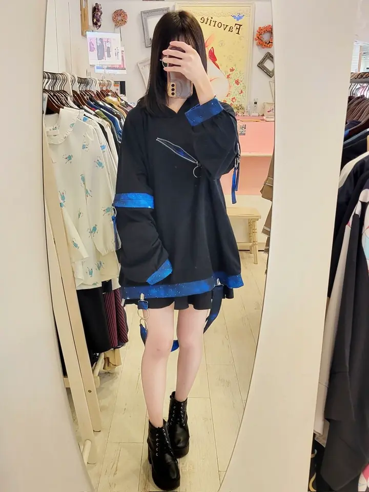 袖2wayな宇宙創造パーカー ｜ Favoriteオリジナル