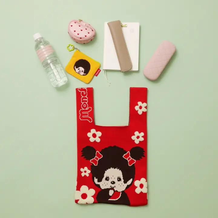 モンチッチ ニットバッグ M レディース AMN-01 AM-013 Monchhichi