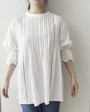 MK MICHEL  / エムケーミッシェルクラン 刺繍デザインブラウス/洗える 刺繍デザインブラウス/洗える(ブラウス・シャツ) | MK MICHEL