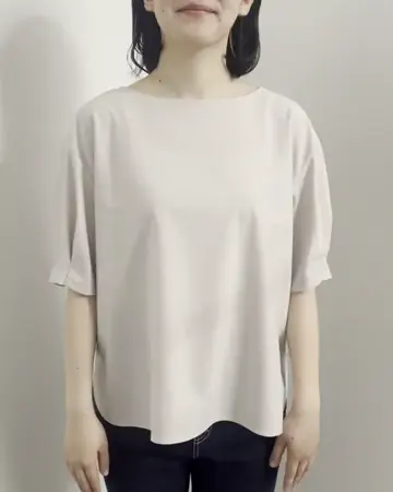 タックスリーブストレッチブラウス/洗える(ブラウス・シャツ