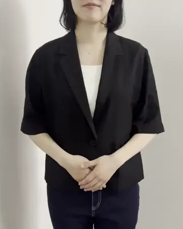 ジュートライクハーフスリーブジャケット ジュートライクハーフスリーブジャケット | Whim Gazette(ウィム