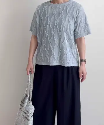 MK MICHEL  / エムケーミッシェルクラン チュールテープカットソー/洗える チュールテープカットソー/洗える(カットソー・Tシャツ) | MK