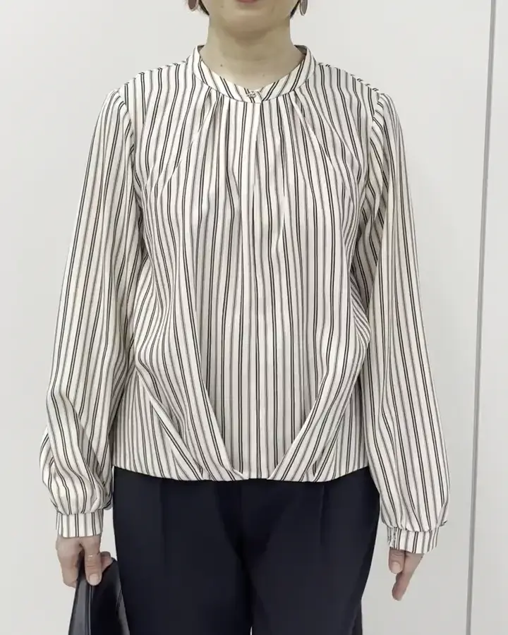 フロントタックデザインブラウス/洗える/WEB限定(ブラウス・シャツ