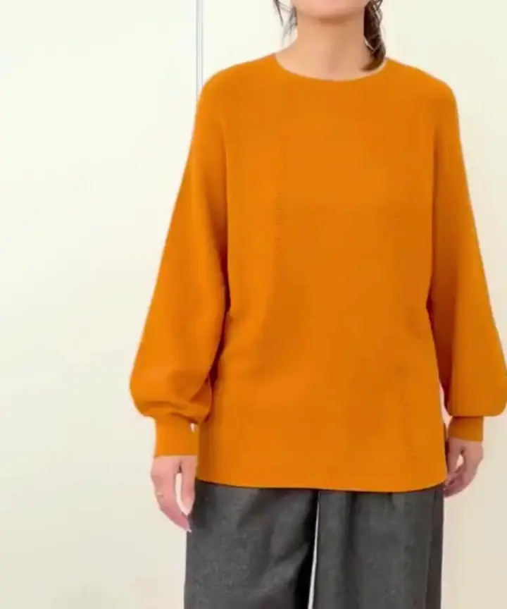 日本製]ガーター編みニットプルオーバー(ニット・セーター) | GEORGES