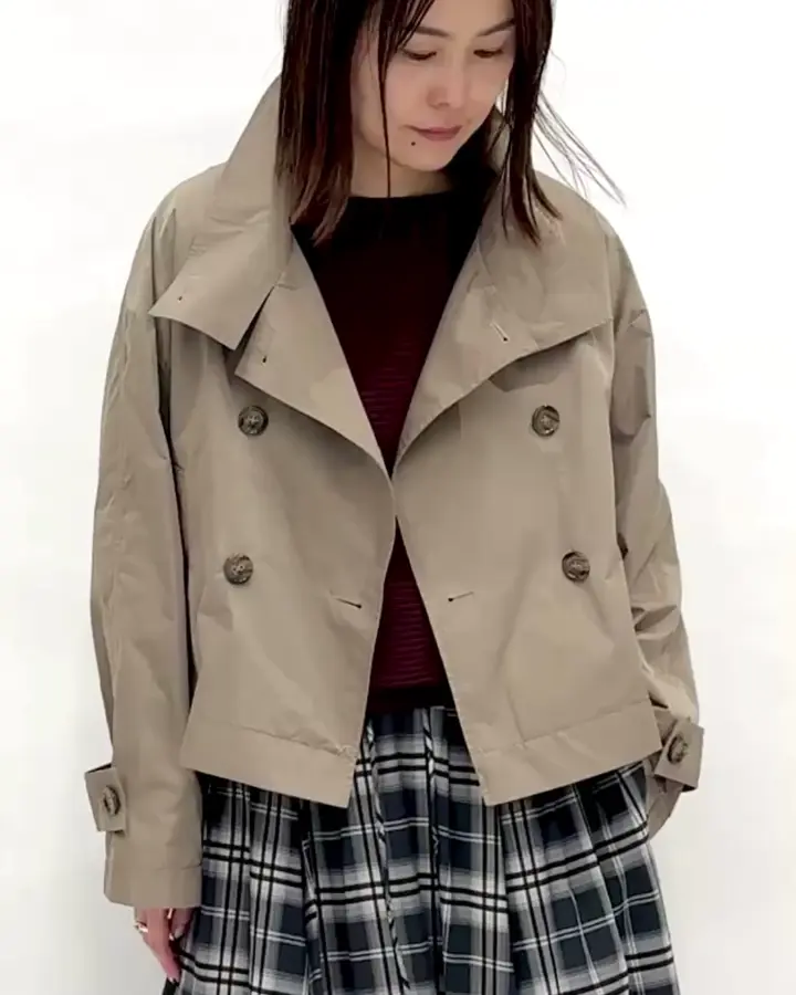 スタンドカラーショートブルゾン(その他のコート・ブルゾン) | MICHEL