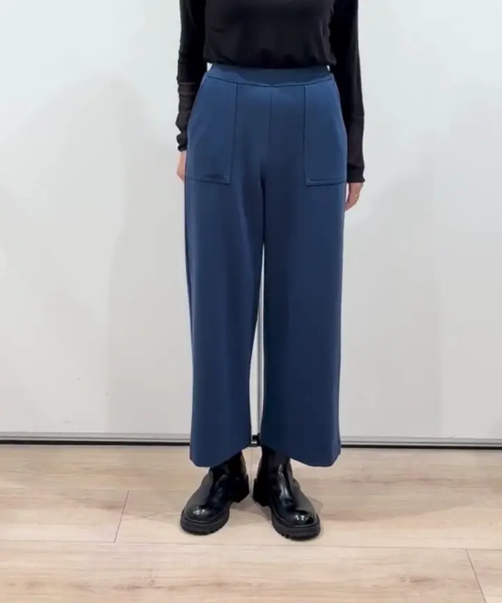 新色追加/日本製]デュアルウォームガウチョパンツ(ガウチョ・ワイド