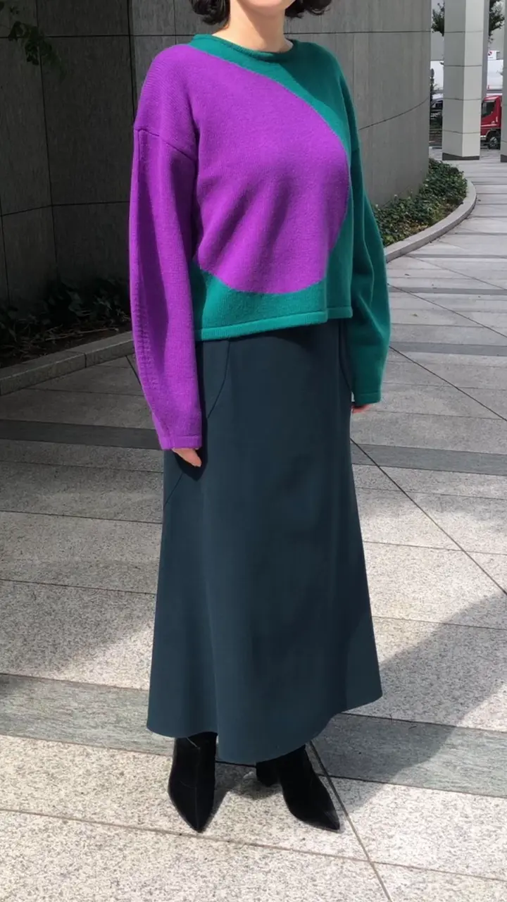 グラフィカルインターシャセーター(ニット・セーター) | S sybilla