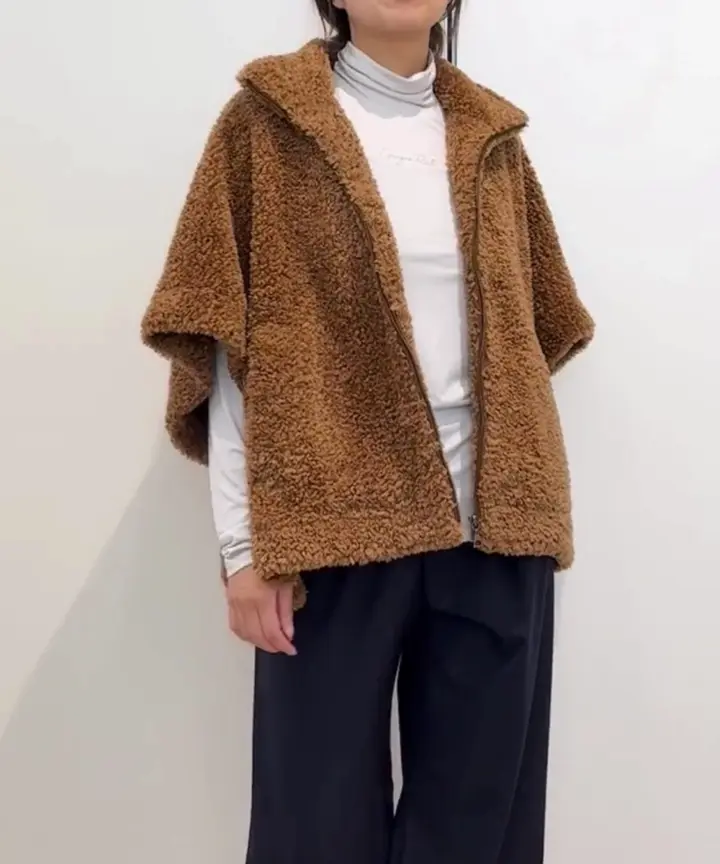 メゾンドルチェ　テディポンチョ 予約商品】テディベアポンチョ | I.trois メゾンドルチェ テディポンチョ