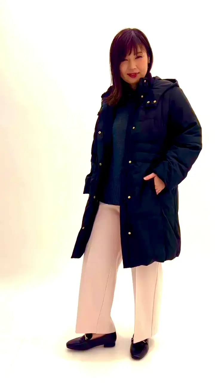 【新品】三越購入　ダウン　ロングコート　Lサイズ ボリューミーロングダウンコート | LACOSTE/ラコステ | 三越伊勢丹