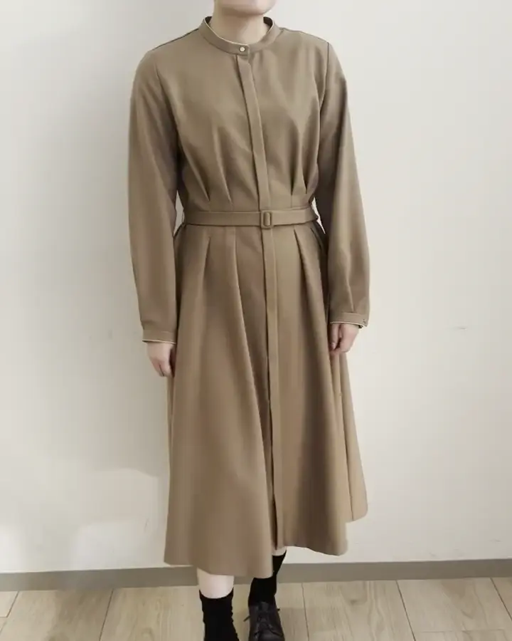 INDIVI 【洗える】ウエストタック デザイン ワンピース INDIVI（インディヴィ）の「◇【洗える】ウエストタックデザイン